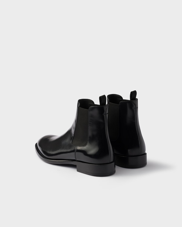 Brushed leather Chelsea boots Brushed leather Chelsea boots