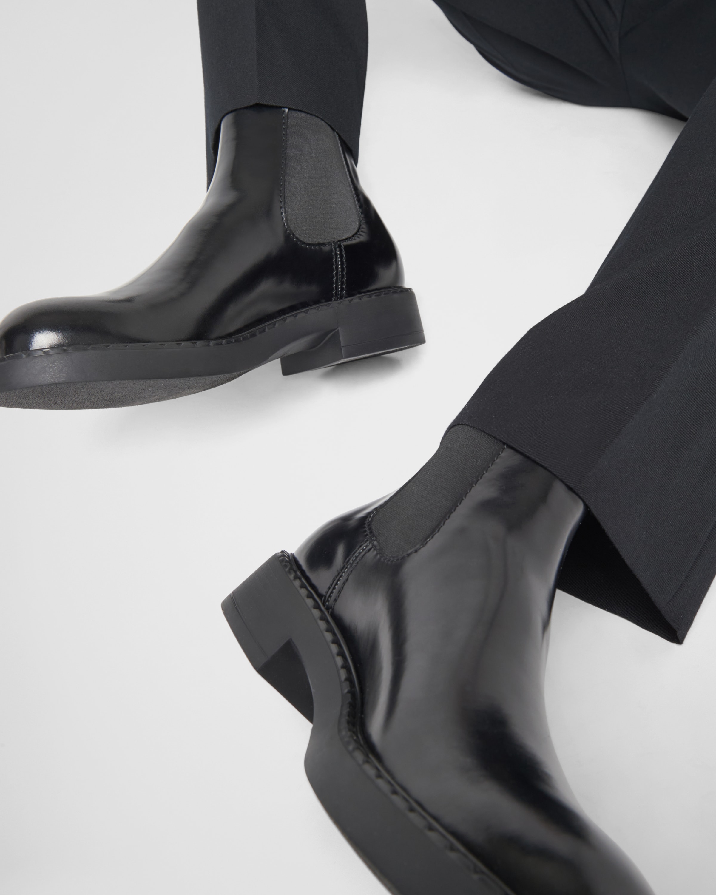 Prada mens boots sale online