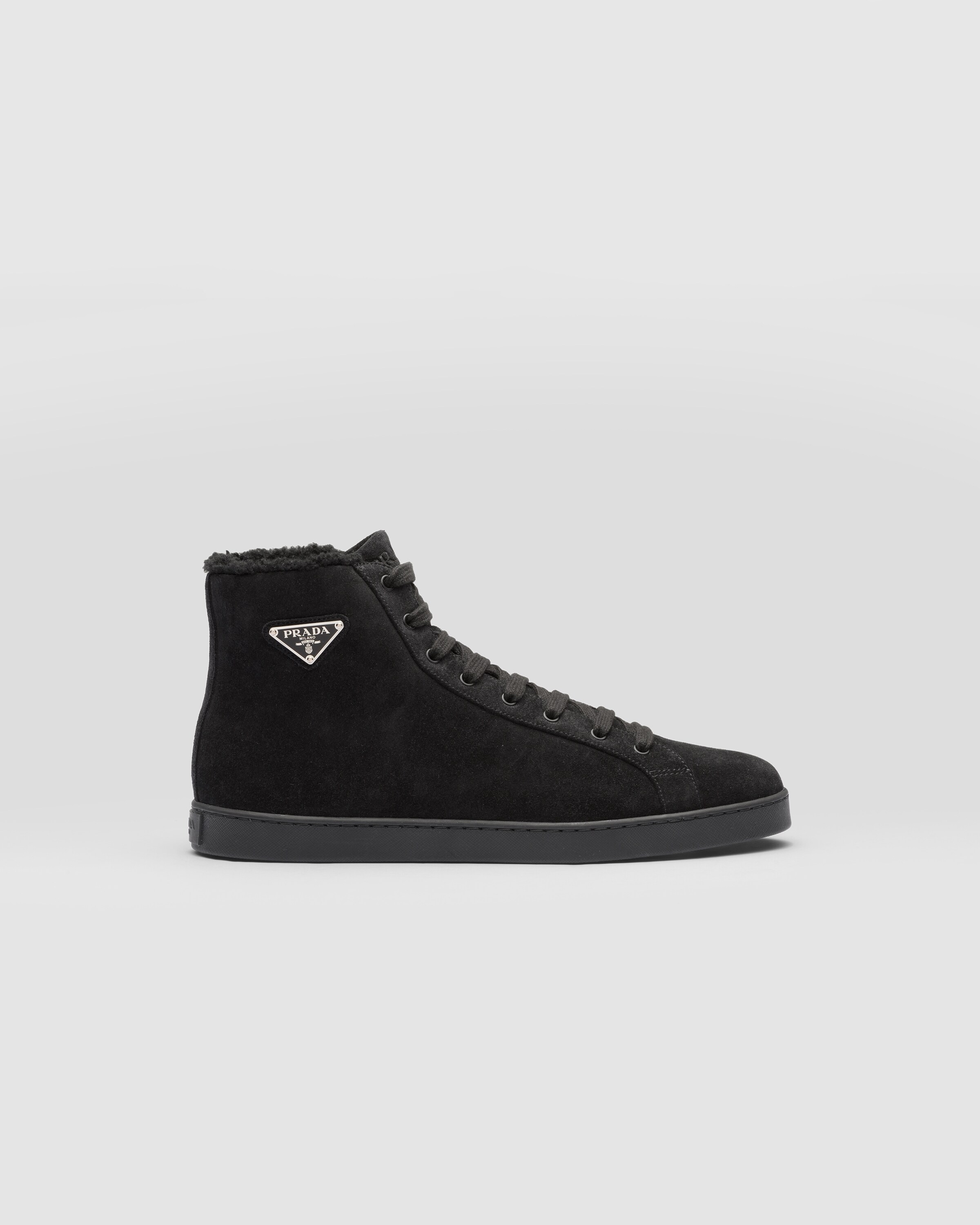 Black suede hi tops new arrivals