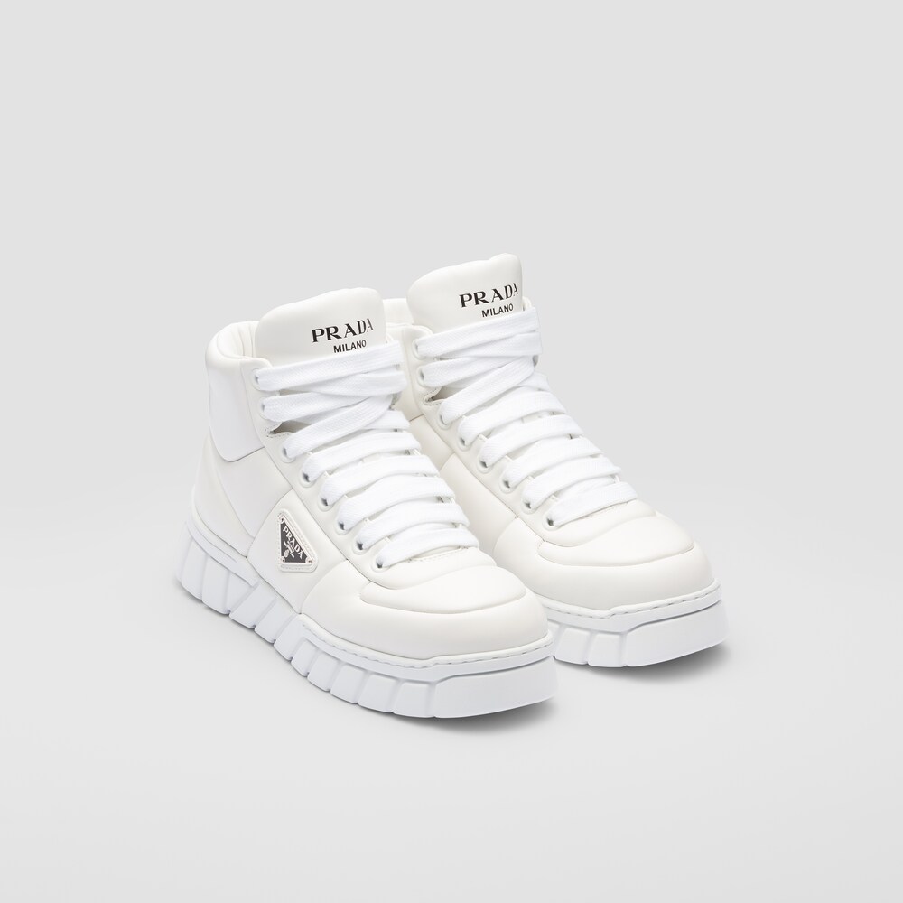 Prada Sneakers alte in nappa imbottita 1