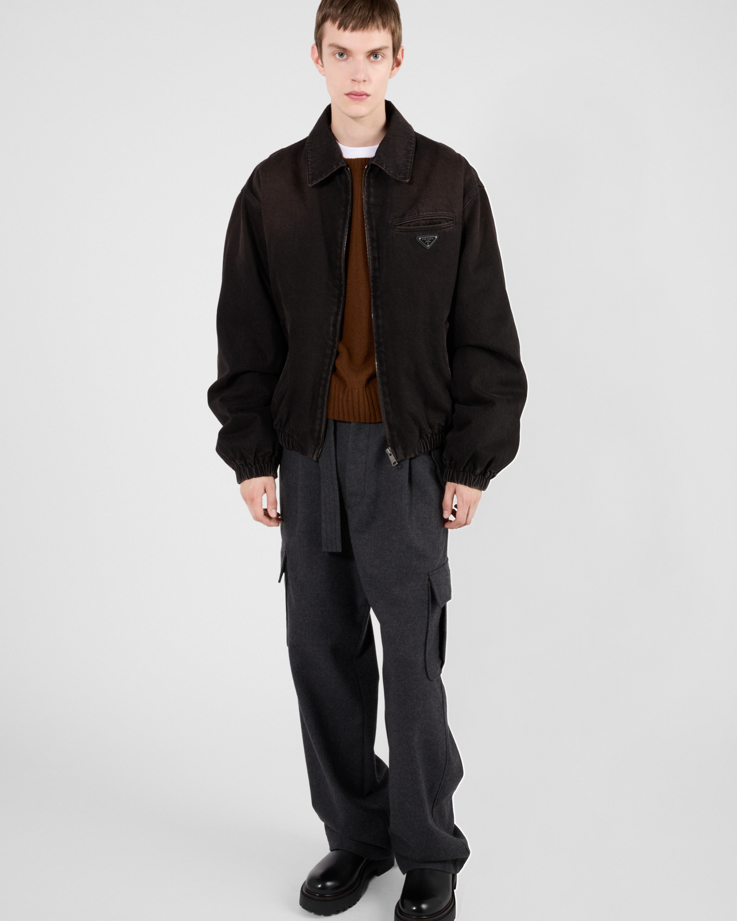 PRADA F0002 ブラック サイドゴアブーツ 東京都 K様 PRADA プラダ サイドゴアブーツ オールソール修理