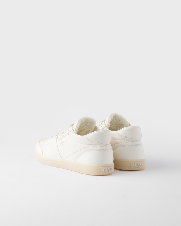 Tênis em couro napa - Marfim Tênis em couro napa - Marfim