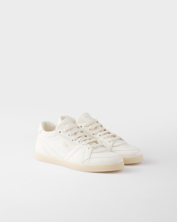 Tênis em couro napa - Marfim Tênis em couro napa - Marfim