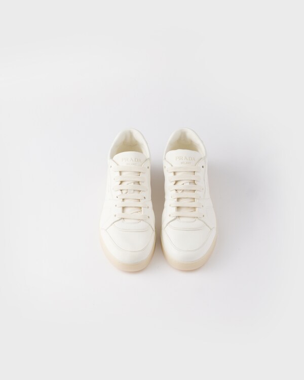 Tênis em couro napa - Marfim Tênis em couro napa - Marfim