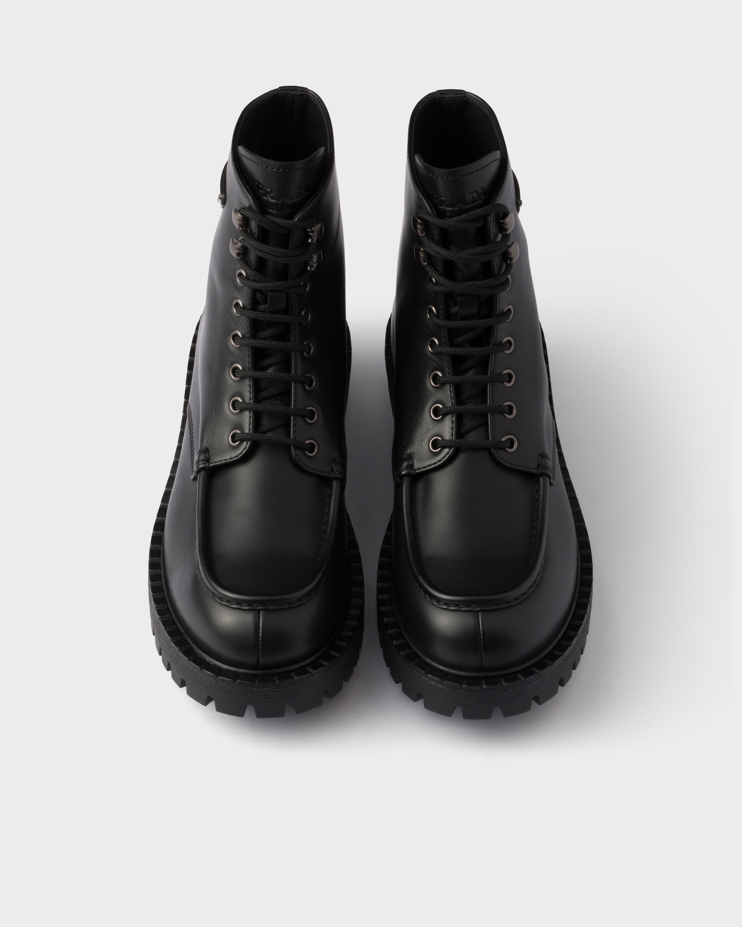 PRADA レザーブーティー36 ブラック レザー ブーティー | PRADA