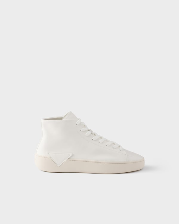 High-top leather sneakers - White High-top leather sneakers - White