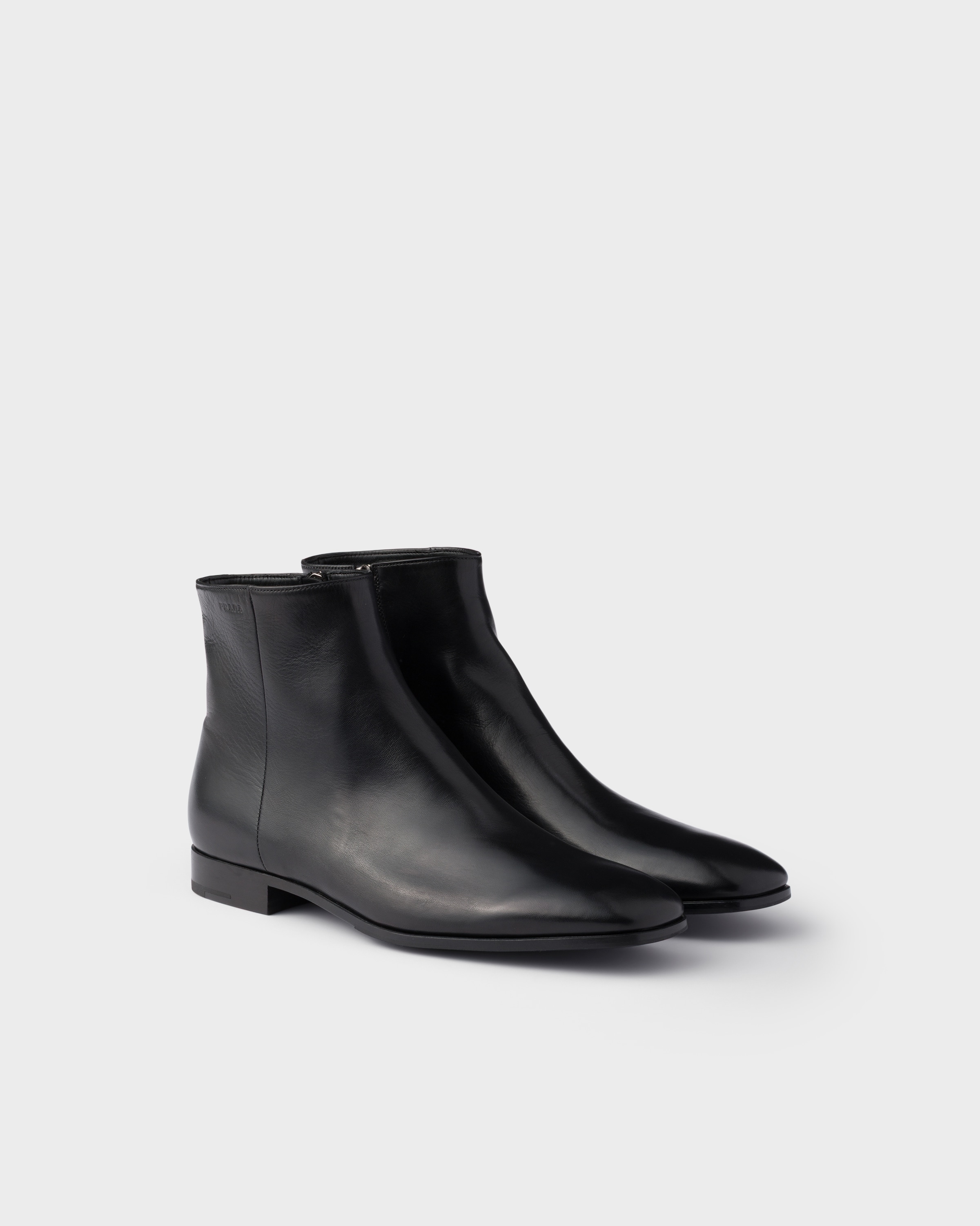 Leather booties