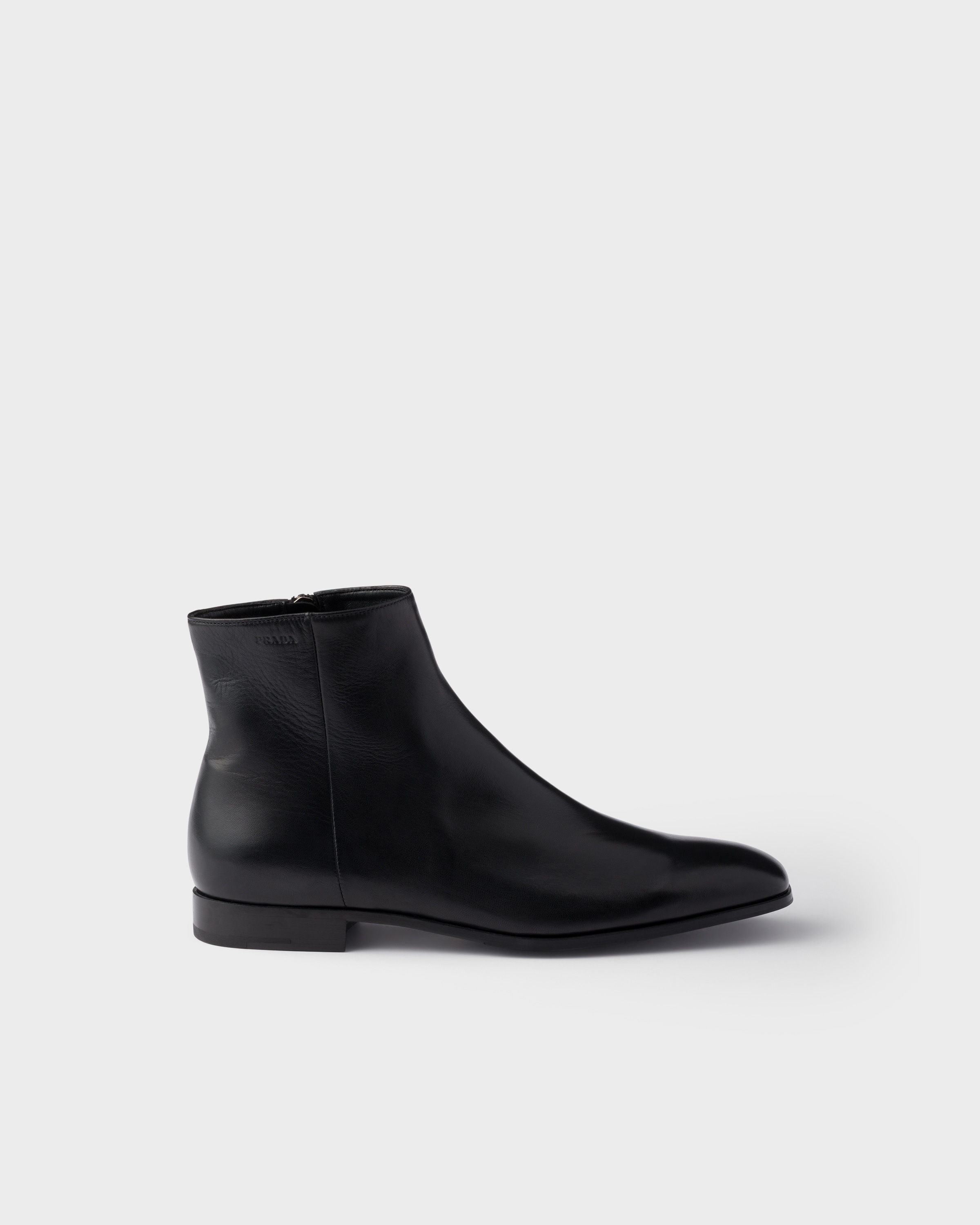 Leather booties