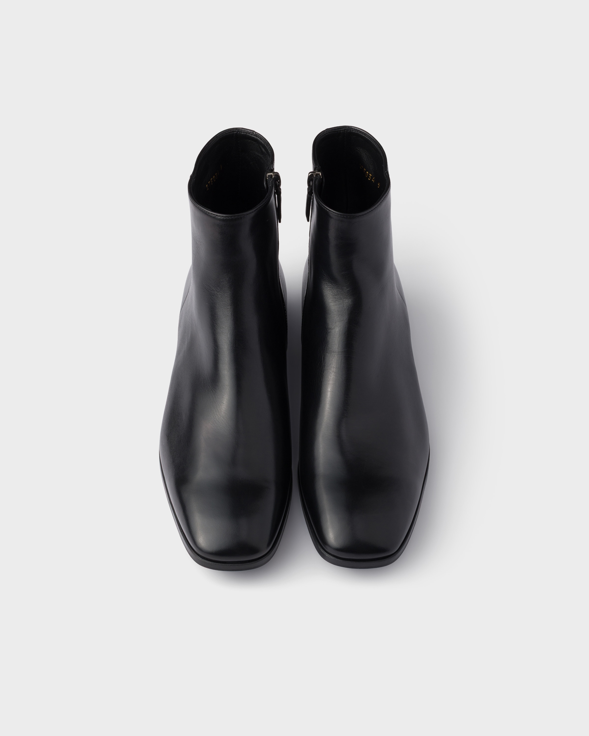 Leather booties