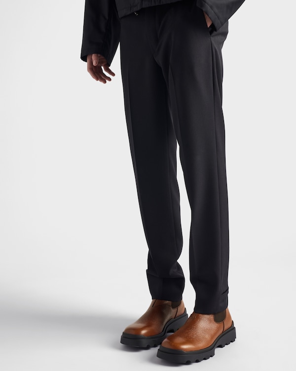 Stamped leather Chelsea boots Stamped leather Chelsea boots