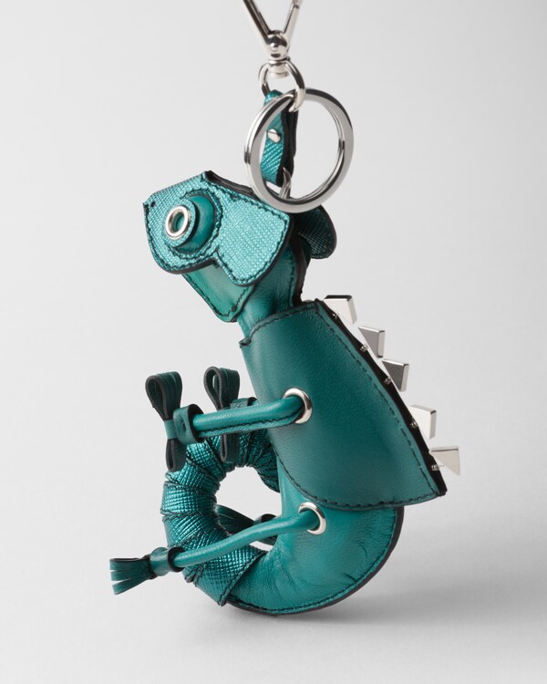 Leather keychain charm Leather keychain charm