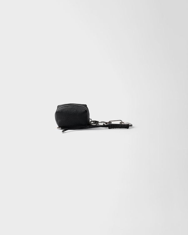 Leather keychain charm Leather keychain charm