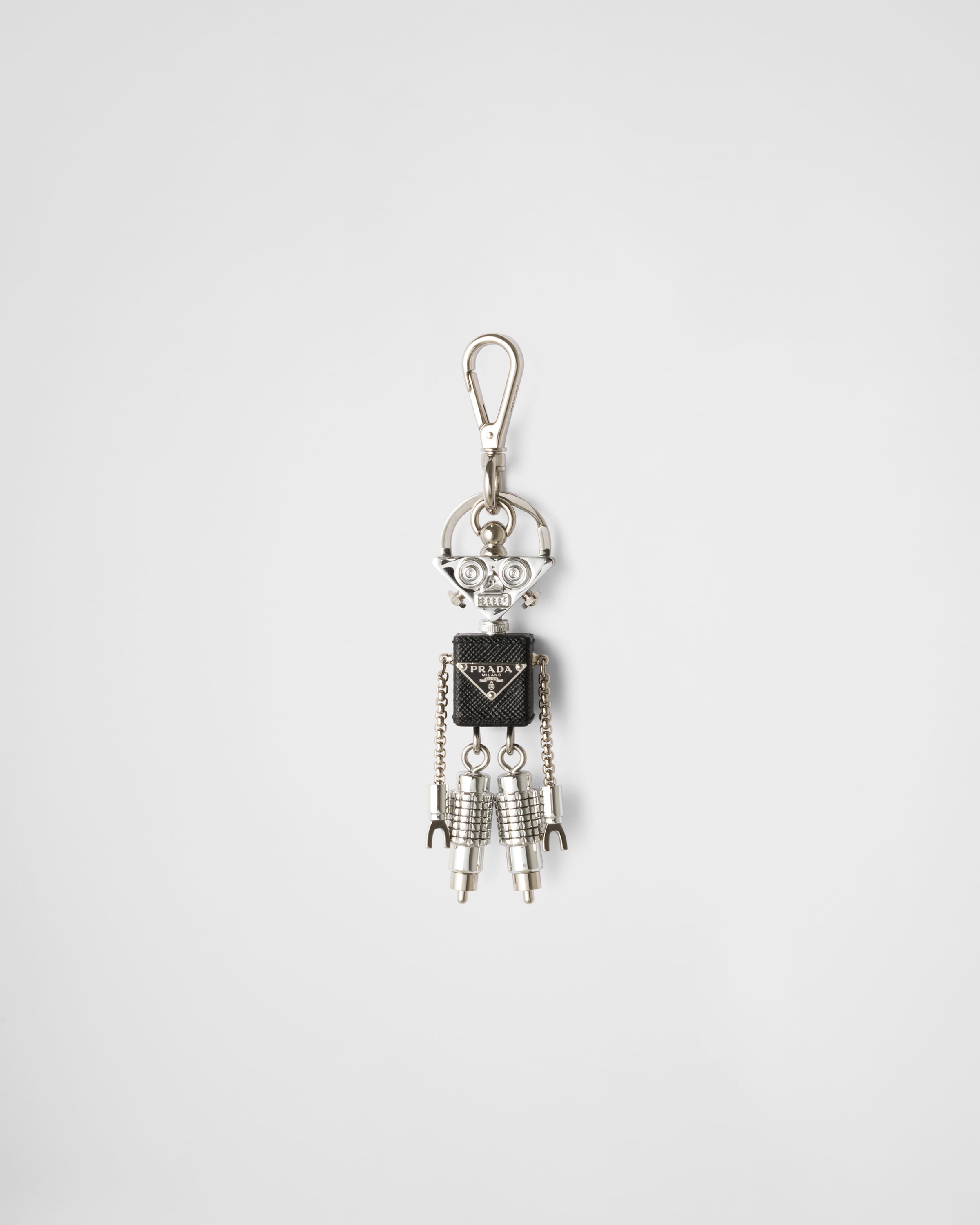 Prada discount robot keychain