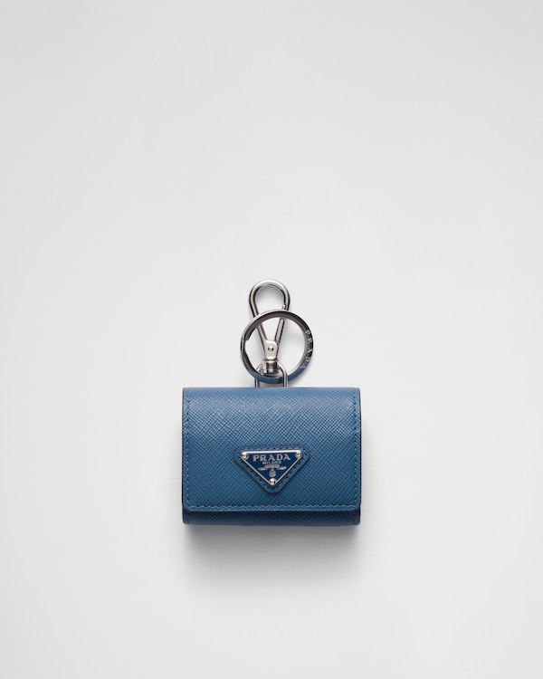 ブラック サフィアーノレザー キーケース | PRADA
