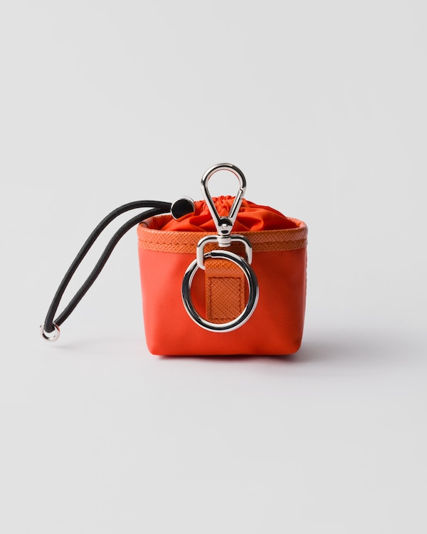 Re-Nylon mini pouch keychain charm Re-Nylon mini pouch keychain charm