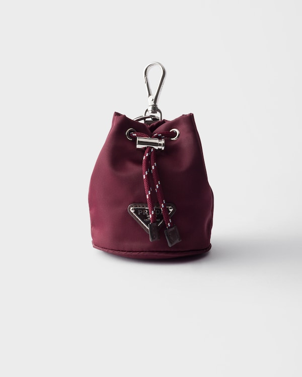 Prada Speedrock Schlüsselanhänger aus Re-Nylon Prada Speedrock Schlüsselanhänger aus Re-Nylon