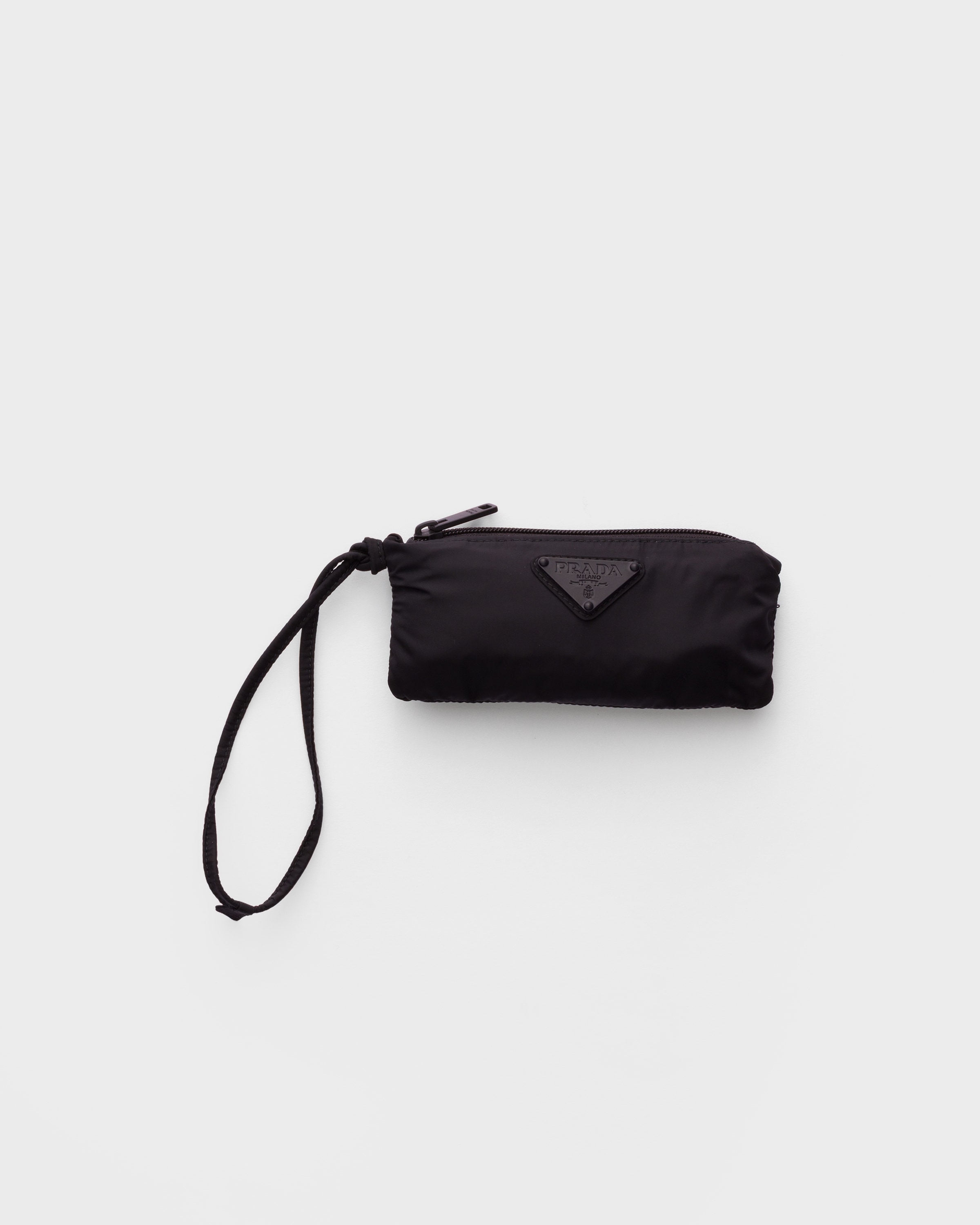 ブラック Re-Nylon ポーチ | PRADA - 日本