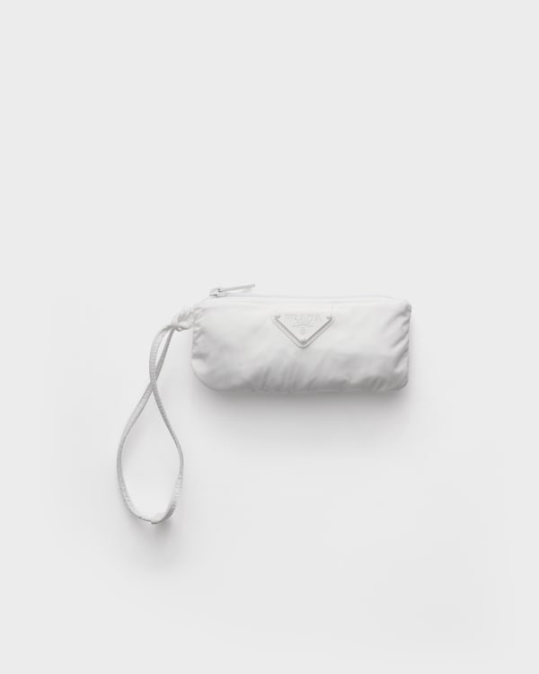 Pochette pliable en Re-Nylon - Blanc Pochette pliable en Re-Nylon - Blanc