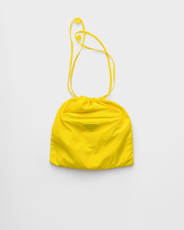 Foldable Re-Nylon pouch - Sun Foldable Re-Nylon pouch - Sun