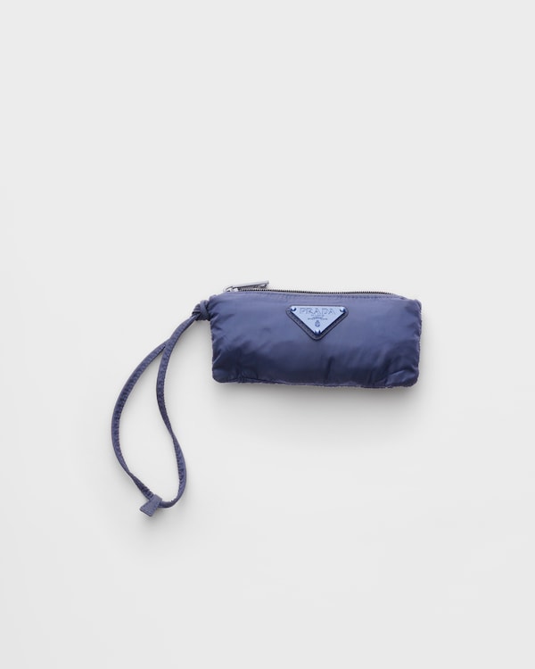 Pochette pliable en Re-Nylon - Bleu Baltique Pochette pliable en Re-Nylon - Bleu Baltique