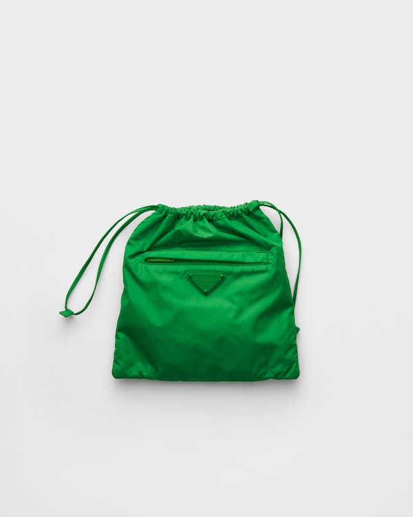 Foldable Re-Nylon pouch - Emerald Foldable Re-Nylon pouch - Emerald