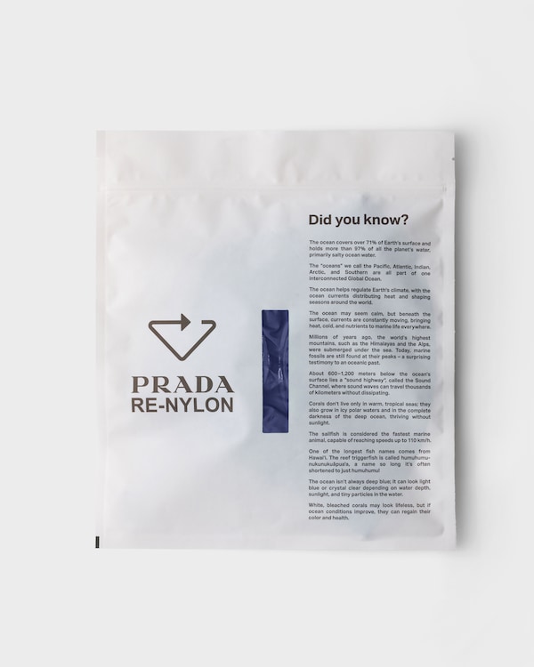 Foldable Re-Nylon bucket hat - Baltic Blue Foldable Re-Nylon bucket hat - Baltic Blue