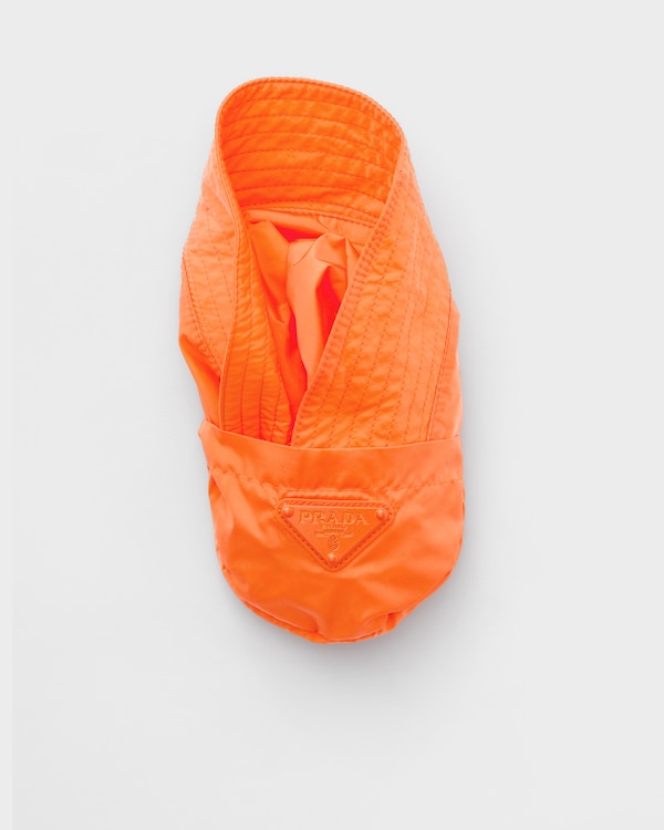 Foldable Re-Nylon bucket hat - Orange Foldable Re-Nylon bucket hat - Orange