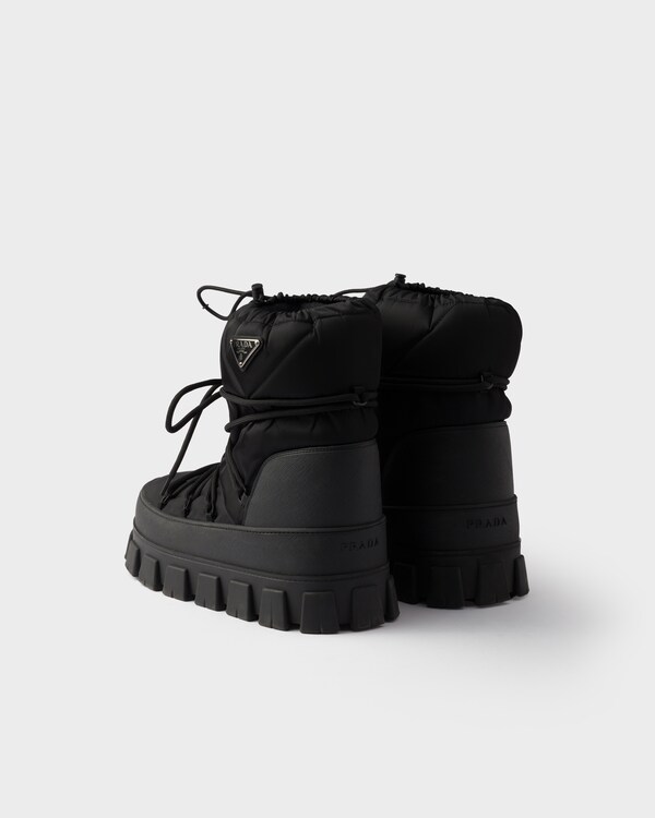 Re-Nylon gabardine après ski booties Re-Nylon gabardine après ski booties