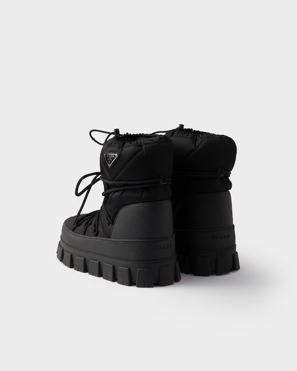 Après-Ski-Stiefeletten aus Gabardine-Re-Nylon Après-Ski-Stiefeletten aus Gabardine-Re-Nylon