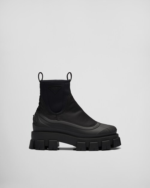 Prada Monolith Re\u002DNylon Gabardine boots 2