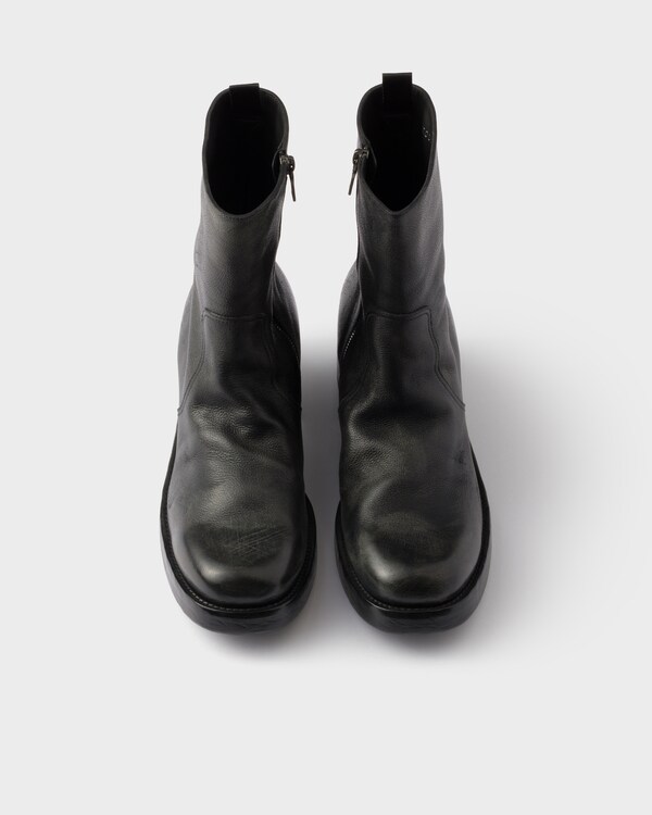 Stiefeletten aus Leder Stiefeletten aus Leder