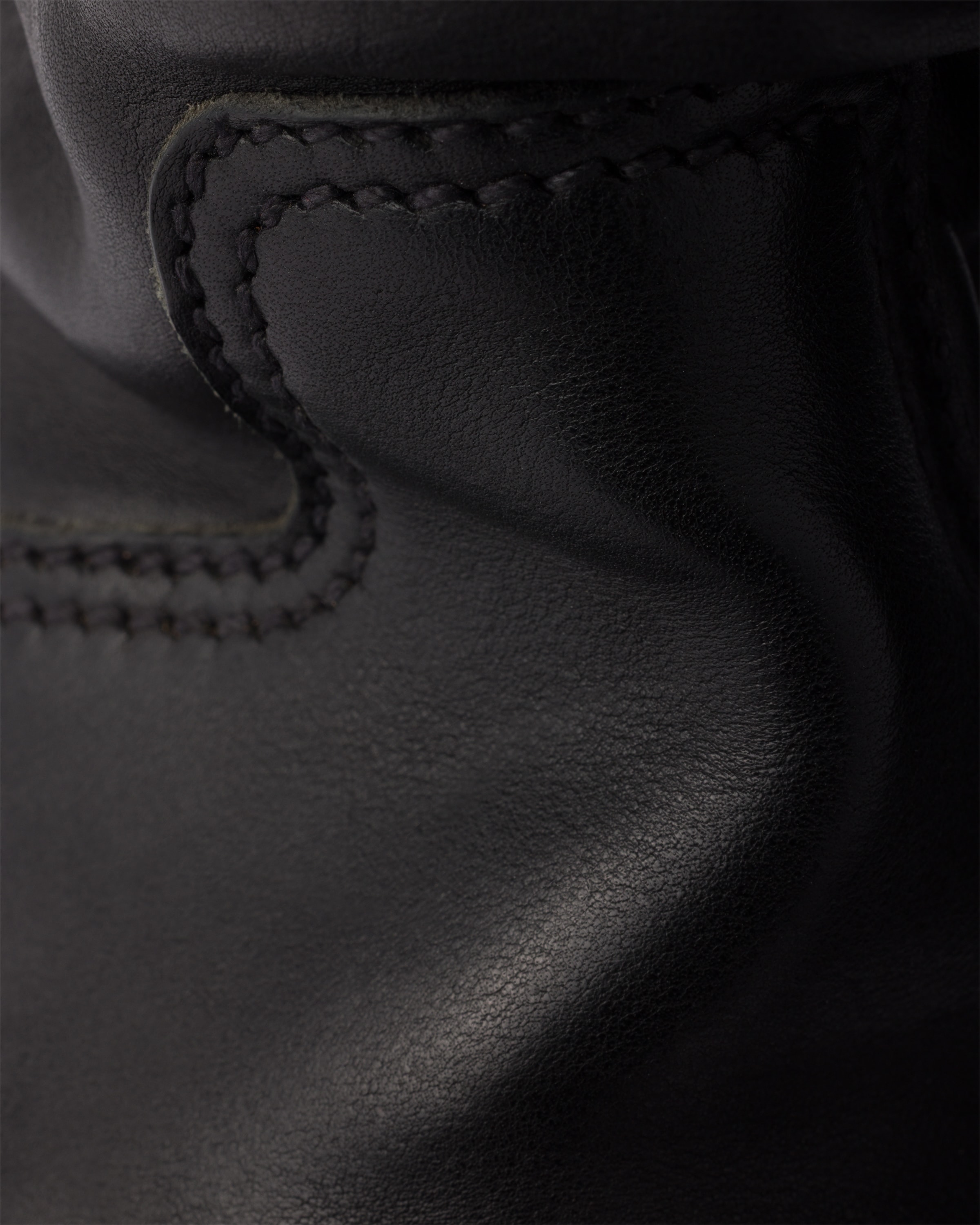 Leather mid-calf boots