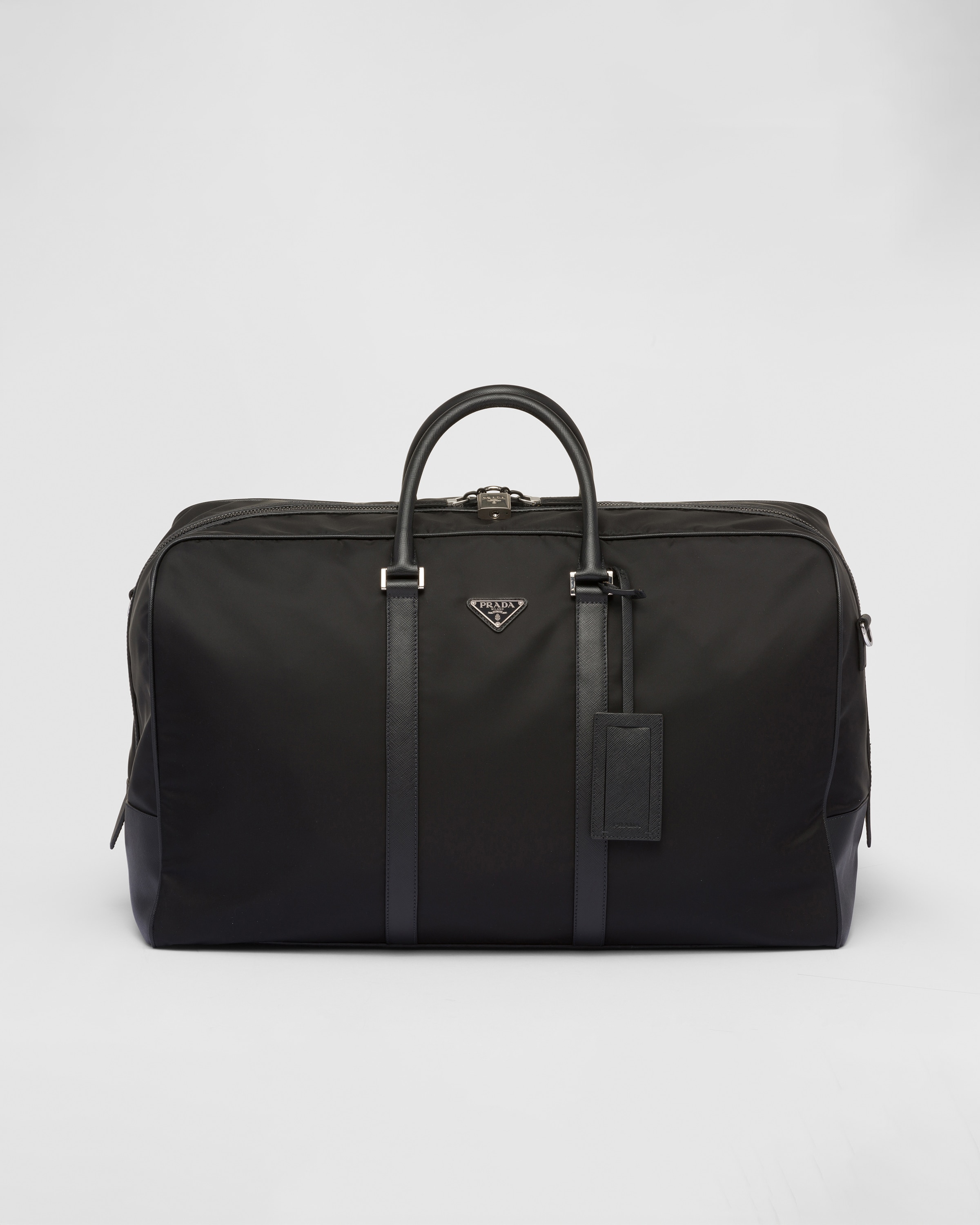 Prada — Re-Nylon and Saffiano Leather Duffle