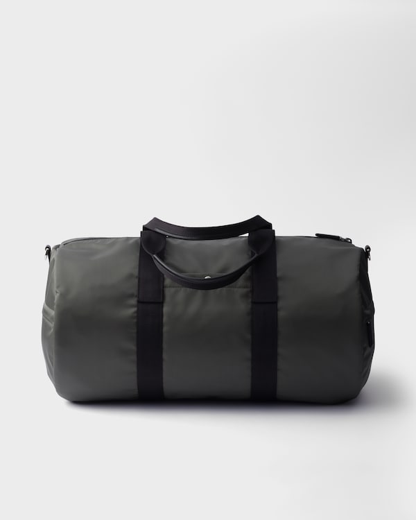 Re-Nylon and Saffiano leather duffle bag Re-Nylon and Saffiano leather duffle bag