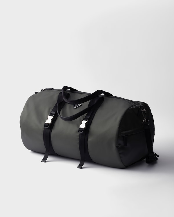 Re-Nylon and Saffiano leather duffle bag Re-Nylon and Saffiano leather duffle bag