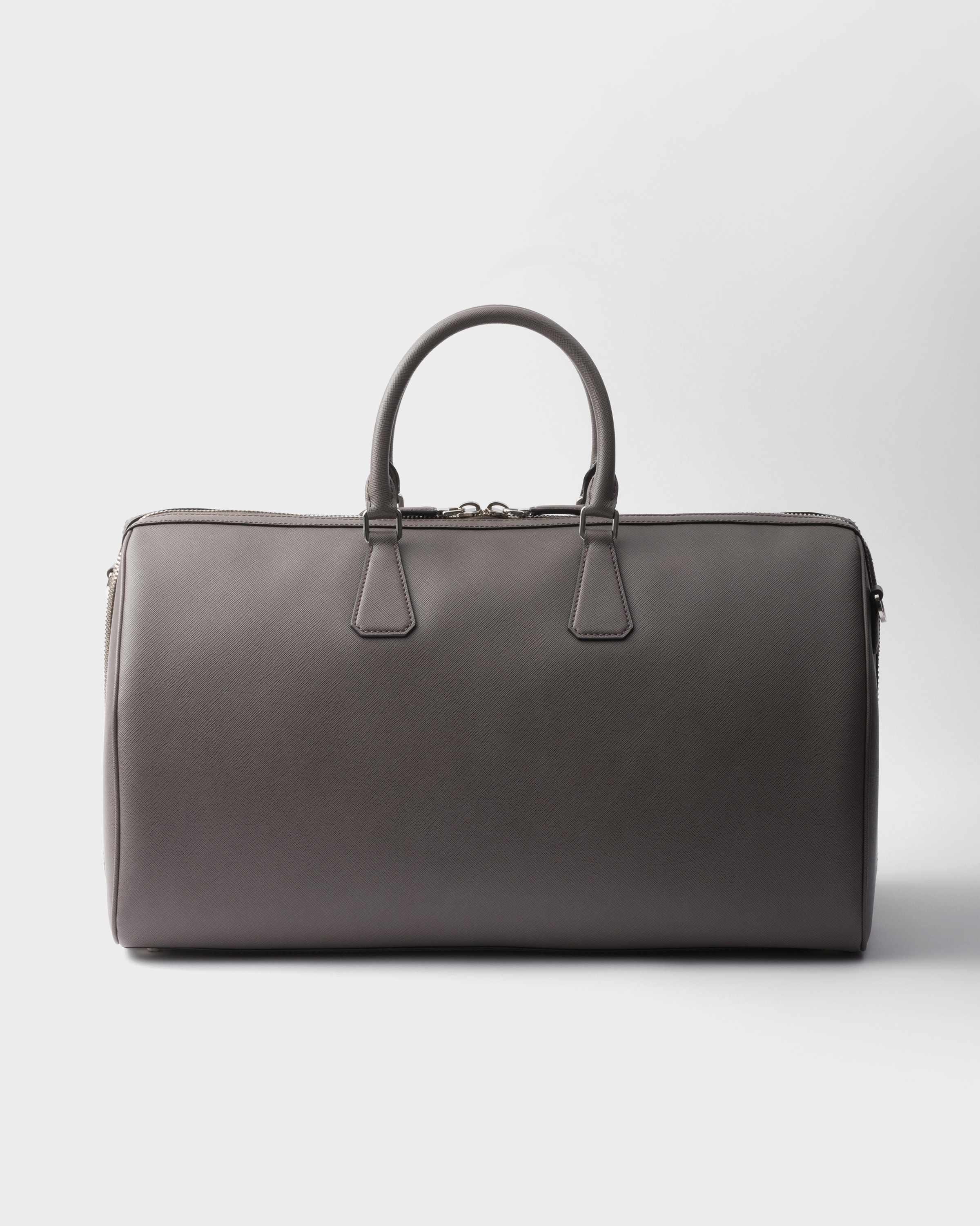 Bamboo/cork Beige Saffiano Leather Travel Bag | PRADA