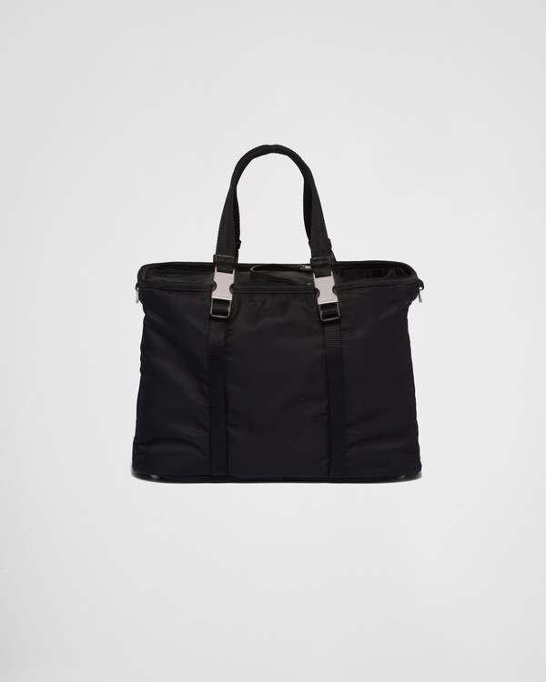 Re-Nylon and Saffiano leather pet bag Re-Nylon and Saffiano leather pet bag