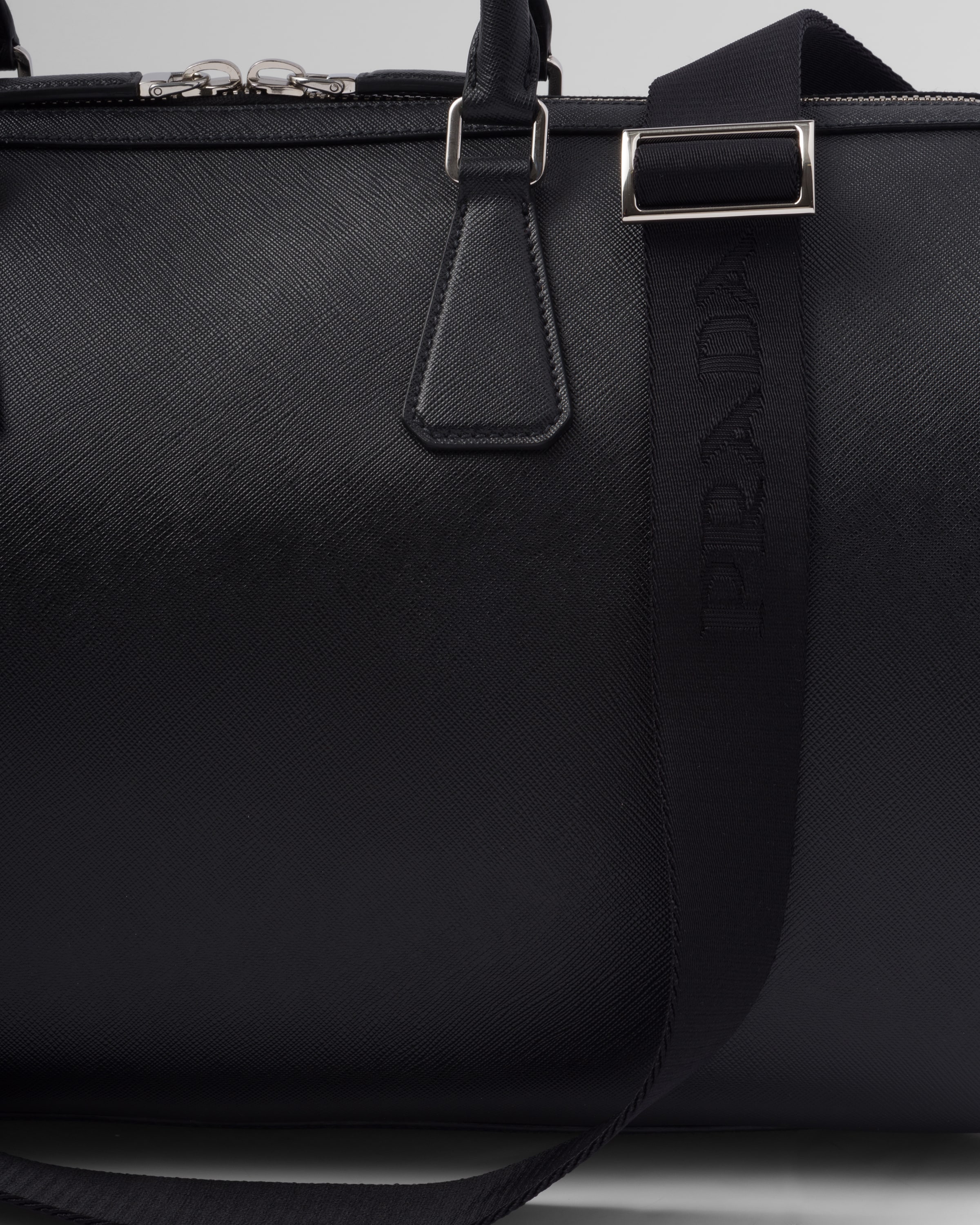 Saffiano leather travel bag