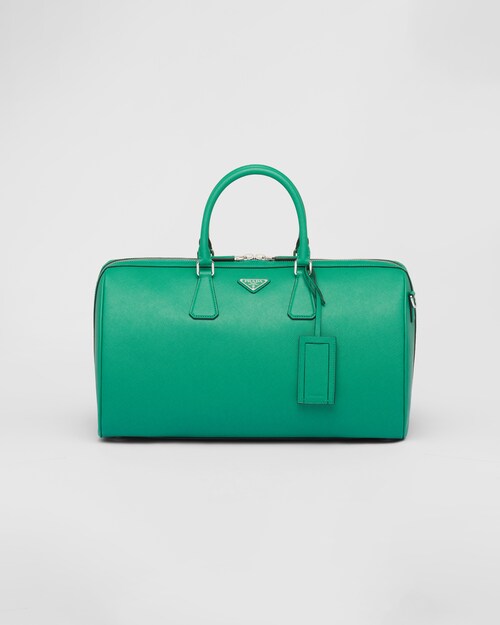 Prada Sac de voyage en cuir Saffiano 1