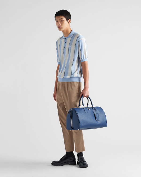 Saffiano leather travel bag Saffiano leather travel bag
