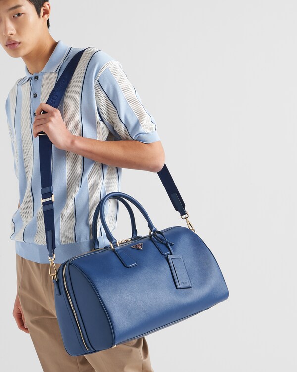 Saffiano leather travel bag Saffiano leather travel bag