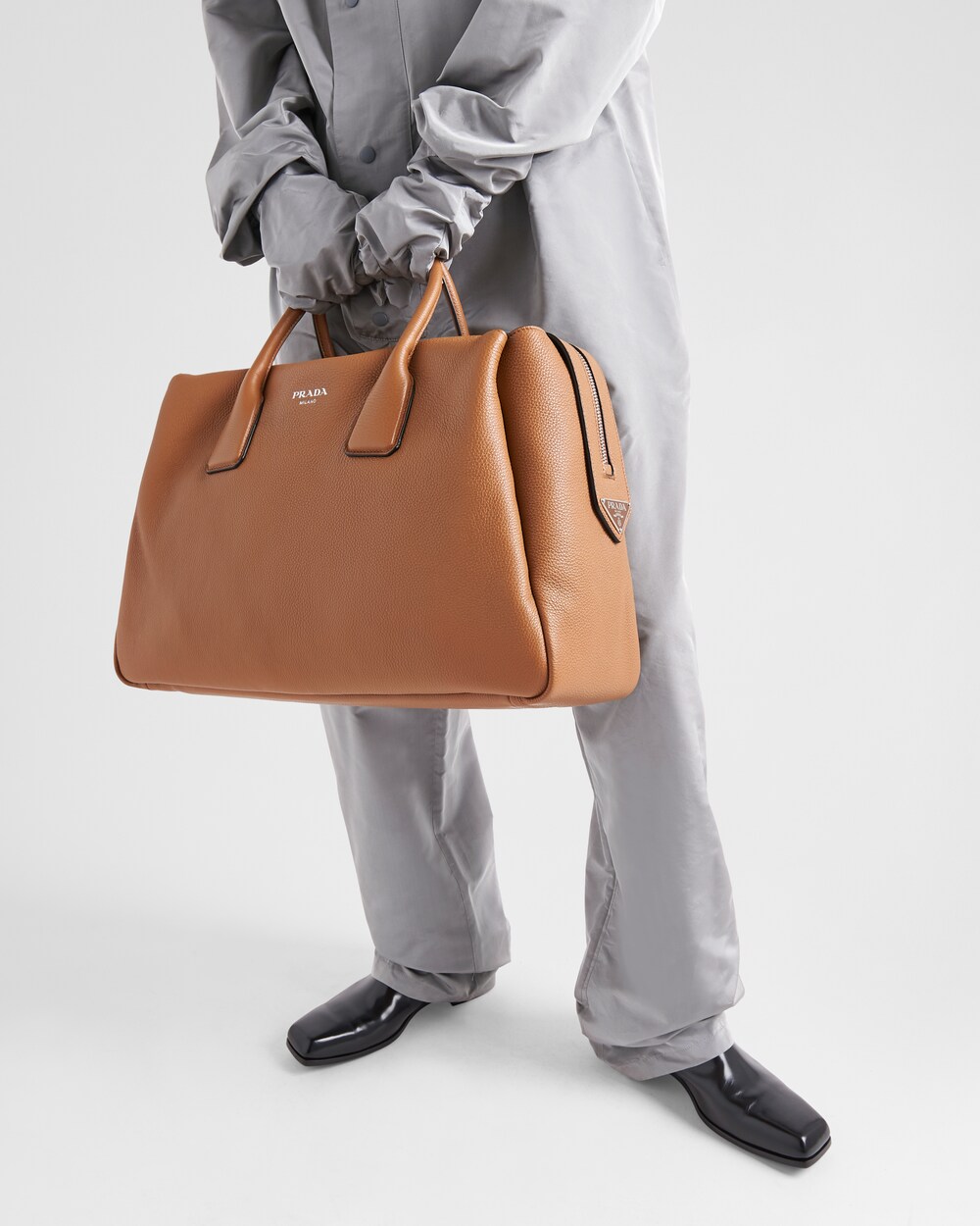 Prada leather travel bag Outlet