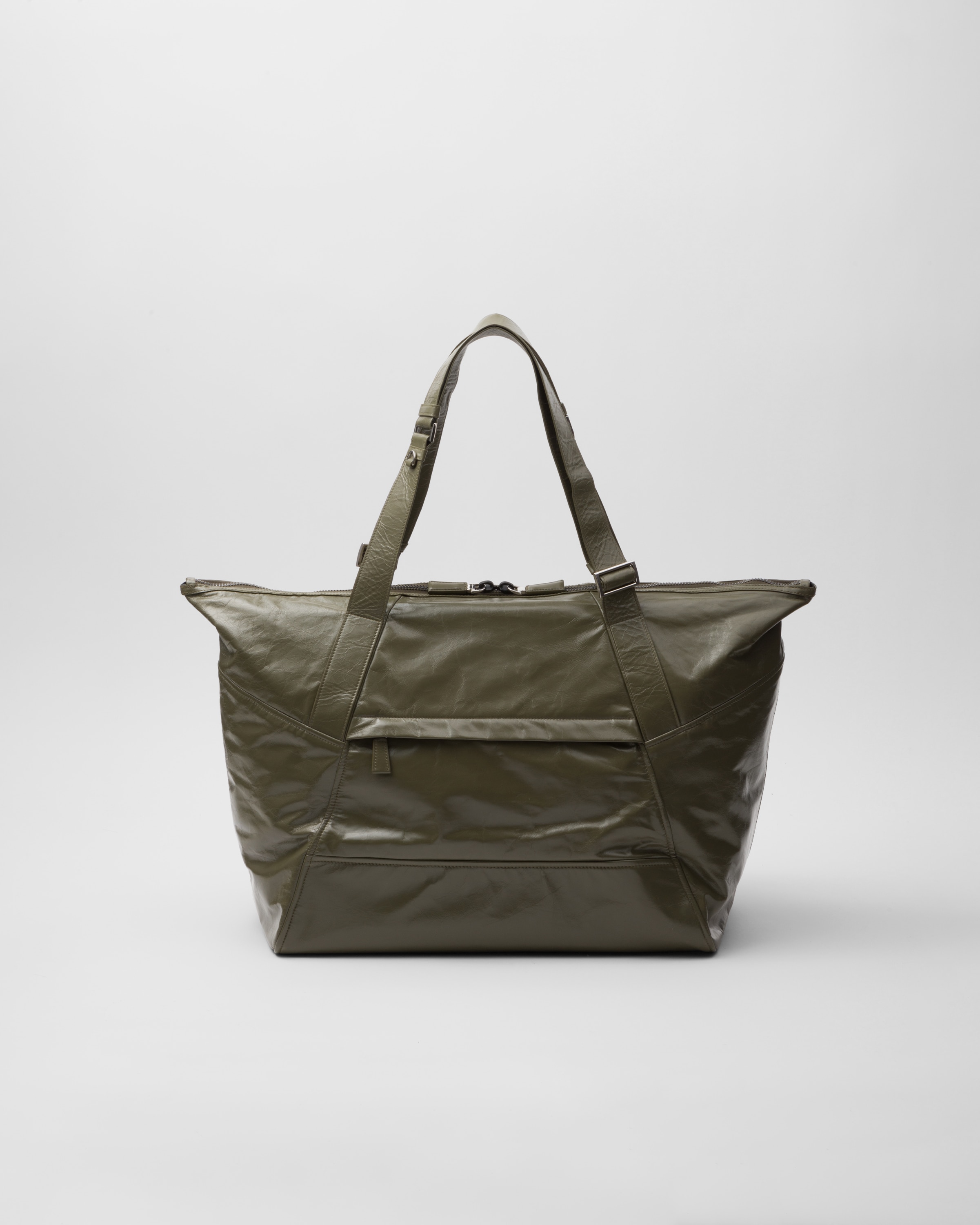 国内最安値！ Loden PRADA | bag travel Leather Green バッグ