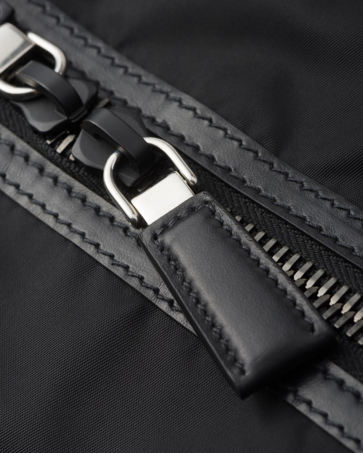 Black Re-nylon And Leather Travel Bag | PRADA