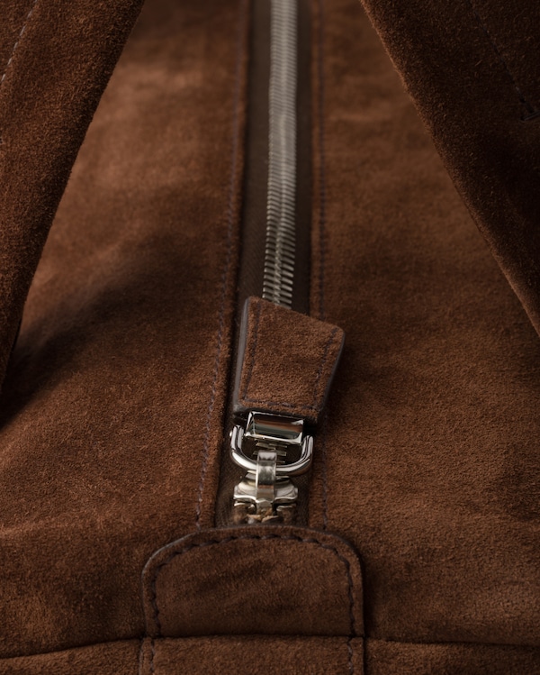 Small suede duffle bag Small suede duffle bag