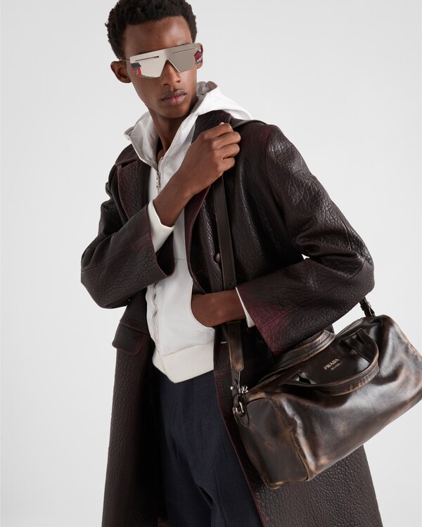 Small nappa leather duffle bag Small nappa leather duffle bag