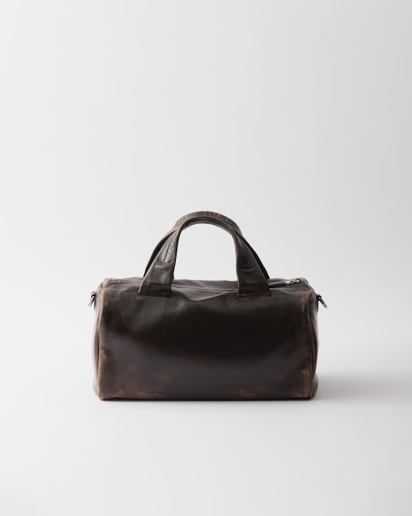 Small nappa leather duffle bag Small nappa leather duffle bag