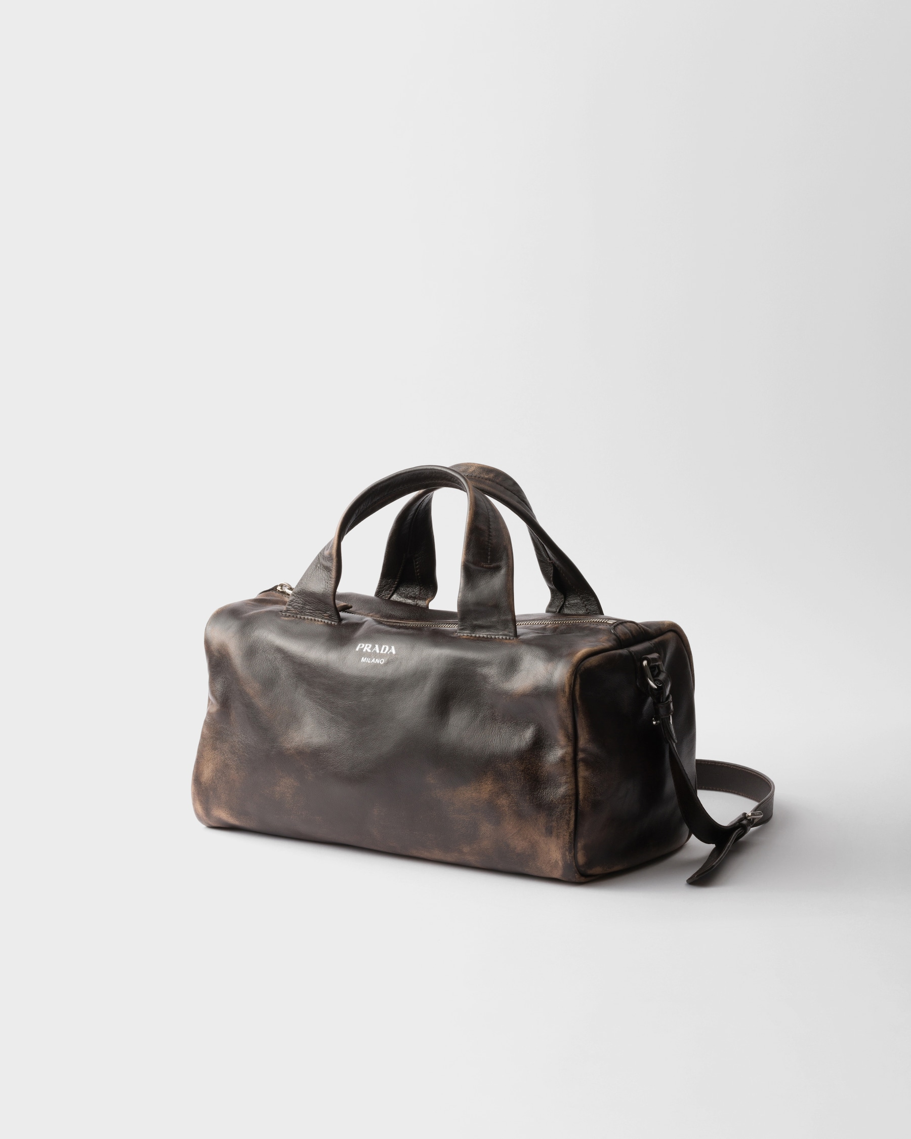 Tumulte Small Nappa Leather Shoulder Bag - Black