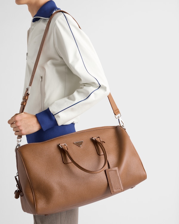 Leather duffel bag Leather duffel bag