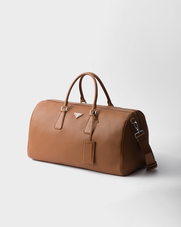 Leather duffel bag Leather duffel bag